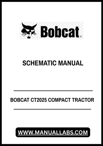 Unlock the full potential of your BOBCAT CT2025 Compact Tractor with the comprehensive Schematic Manual (Part Number: 7395666). This PDF file serves as an essential resource for both new and experienced operators, providing detailed schematics that simplify maintenance and troubleshooting.