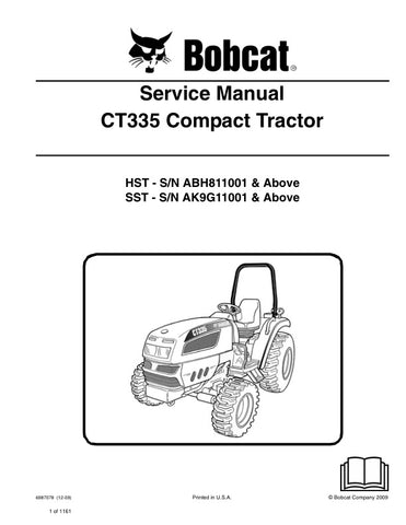 Enhance your Bobcat CT335 tractor's performance with the comprehensive service manual (6987078) designed specifically for models ABH811001, AK9G11001, and up. This PDF file provides detailed instructions, diagrams, and troubleshooting tips to ensure your tractor operates at peak efficiency. Whether you're a seasoned mechanic or a DIY enthusiast, this manual is an essential resource for maintenance and repairs, helping you save time and money while keeping your equipment in top shape. Don't miss out on the o