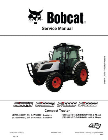 Unlock the full potential of your BOBCAT CT5545, CT5550, CT5555, and CT5558 HST with the comprehensive service manual (part number 7372814) available in PDF format. This essential guide provides detailed instructions, diagrams, and troubleshooting tips to ensure your equipment runs smoothly and efficiently. Perfect for both seasoned professionals and DIY enthusiasts, this manual empowers you to perform maintenance and repairs with confidence, saving you time and money. Don't miss out on the opportunity to e