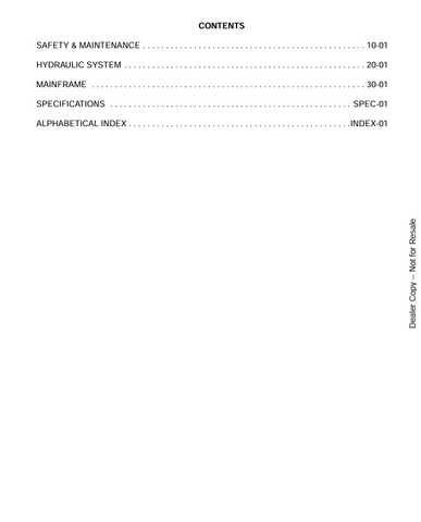 BOBCAT DROP HAMMER (6902721ENUS) SERVICE MANUAL PDF FILE