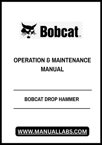 Enhance your operational efficiency with the BOBCAT Drop Hammer Operation & Maintenance Manual (A78D00101). This comprehensive PDF file is designed to provide you with essential insights and guidelines for the effective use and upkeep of your drop hammer equipment.