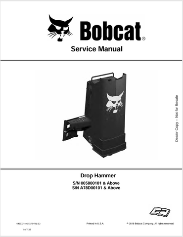 Discover the comprehensive Bobcat Drop Hammer Service Manual (6902721) in PDF format. Access essential maintenance and repair information for optimal performance.