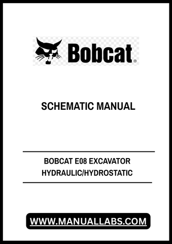 Discover the essential BOBCAT E08 Excavator Hydraulic/Hydrostatic Schematic Manual (V-1215) in a convenient PDF format. This comprehensive guide is designed for operators and technicians, providing detailed schematics that simplify maintenance and troubleshooting for your excavator.