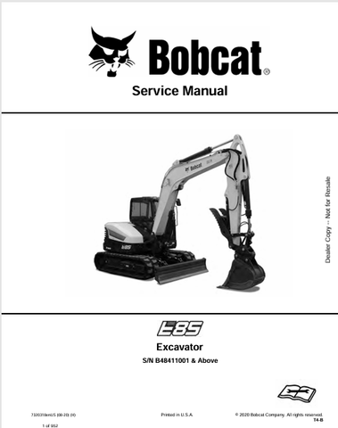Discover the comprehensive service manual for the Bobcat E85 Excavator (7320318). Download the PDF for essential maintenance and repair guidance.