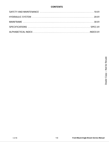 BOBCAT FRONT MOUNT ANGLE BROOM (6990282) SERVICE MANUAL PDF DOWNLOAD