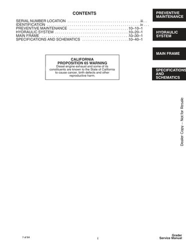 BOBCAT GRADER (6900885) SERVICE MANUAL PDF FILE