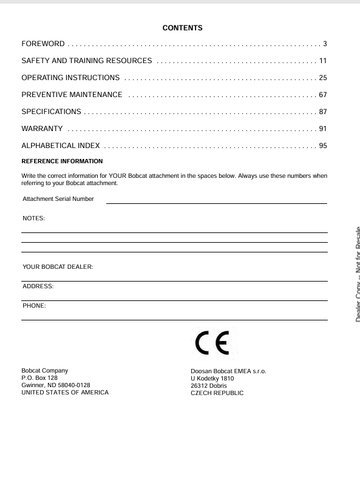 BOBCAT LANDSCAPE (6724804) OPERATION & MAINTENANCE MANUAL PDF DOWNLOAD