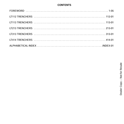 BOBCAT LT112, MX112, LT113 (6903853) SERVICE MANUAL PDF DOWNLOAD