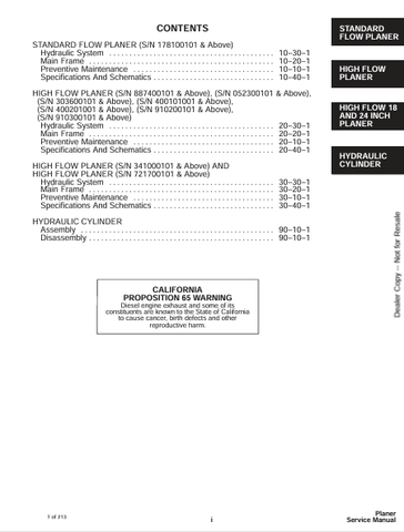 BOBCAT PLANER (6900886) SERVICE MANUAL PDF FILE
