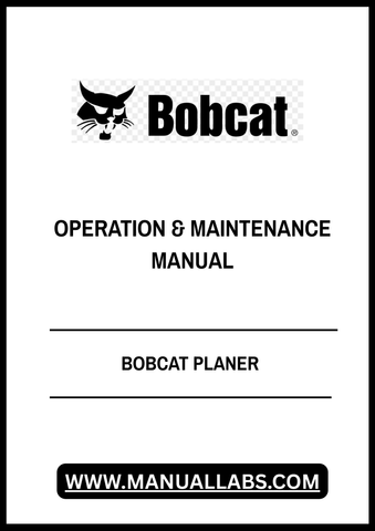 nhance your Bobcat Planer's performance and longevity with our comprehensive Operation & Maintenance Manual, available in a convenient PDF format. This essential guide provides detailed instructions and insights to ensure your equipment operates at peak efficiency, helping you tackle any job with confidence.