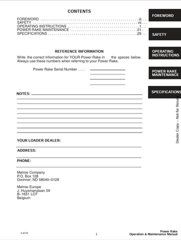 BOBCAT POWER (6724394) OPERATION & MAINTENANCE MANUAL PDF DOWNLOAD