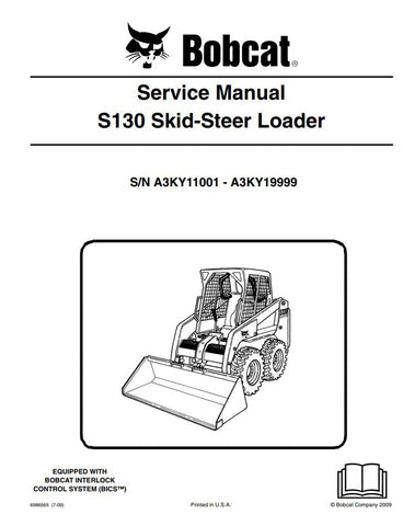 Unlock the full potential of your BOBCAT S130 Skid-Steer Loader with the comprehensive service manual (part number 6986565) designed specifically for models A3KY11001 to A3KY19999. This PDF file is an essential resource for maintenance and repair, providing detailed diagrams, troubleshooting tips, and step-by-step instructions to keep your equipment running smoothly. Ensure optimal performance and longevity of your loader by having this invaluable guide at your fingertips, making it easier than ever to tack