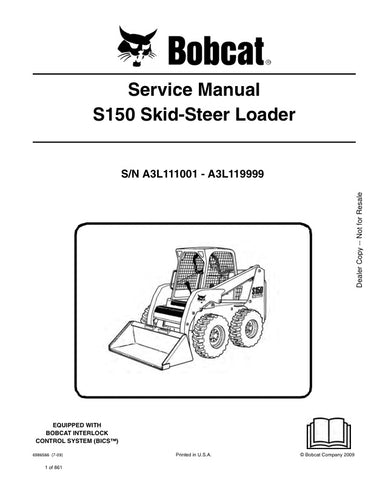 Unlock the full potential of your BOBCAT S150 with the comprehensive service manual (part number 6986566) designed specifically for models A3L111001 to A3L119999. This PDF file is an essential resource for maintenance and repair, providing detailed diagrams, troubleshooting tips, and step-by-step instructions to keep your equipment running smoothly. Ensure optimal performance and longevity of your machine by having this invaluable guide at your fingertips. Perfect for both seasoned professionals and DIY ent
