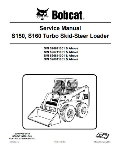 Unlock the full potential of your BOBCAT S160, S150, and compatible models with the comprehensive Service Manual 6902730. This PDF file is an essential resource for maintenance and repair, providing detailed diagrams, troubleshooting tips, and step-by-step instructions tailored specifically for models 526611001, 526711001, 526811001, and 526911001 and up. Ensure your equipment runs smoothly and efficiently, saving you time and money on repairs. Invest in this invaluable guide today and keep your BOBCAT in p