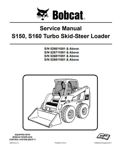 Enhance your maintenance and repair capabilities with the BOBCAT S160, S150 Service Manual (Part Numbers: 526611001, 526711001, 526811001, 526911001 & UP). This comprehensive PDF file provides detailed instructions, diagrams, and troubleshooting tips specifically designed for your BOBCAT equipment. With easy navigation and clear visuals, you can ensure optimal performance and longevity of your machinery. Invest in this essential resource today and keep your operations running smoothly.