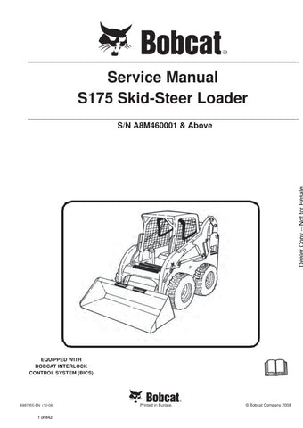 Unlock the full potential of your BOBCAT S175 Loader with the comprehensive A8M460001 & UP Service Manual (6987055) in PDF format. This essential guide provides detailed schematics, troubleshooting tips, and maintenance procedures to ensure your equipment operates at peak performance. Perfect for both seasoned professionals and DIY enthusiasts, this manual is your go-to resource for keeping your loader in top condition, saving you time and money on repairs. Don't miss out on the opportunity to enhance your 