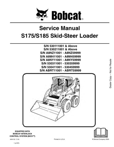 Unlock the full potential of your BOBCAT S175 and S185 loaders with the comprehensive Service Manual 6904132, available in a convenient PDF format. This essential guide provides detailed maintenance procedures, troubleshooting tips, and specifications to ensure your equipment operates at peak performance. With easy navigation and clear illustrations, you'll save time and money on repairs while extending the life of your loader. Invest in this invaluable resource today and keep your machinery running smoothl