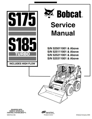  Enhance your maintenance routine with the BOBCAT S175, S185 Skid-Steer Loader Service Manual (Part No. 6902732) in PDF format. This comprehensive guide provides detailed instructions, diagrams, and troubleshooting tips to keep your equipment running smoothly and efficiently. Perfect for both seasoned professionals and DIY enthusiasts, this manual ensures you have all the essential information at your fingertips, helping you save time and reduce costly repairs. Invest in your machinery's longevity and perfo