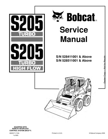 Enhance your maintenance capabilities with the BOBCAT S205 Service Manual (Part Numbers: 528411001, 528511001 & UP). This comprehensive PDF file provides detailed instructions, diagrams, and troubleshooting tips specifically designed for the S205 model, ensuring you have all the information needed to keep your equipment running smoothly. With easy navigation and clear visuals, this manual is an essential resource for both professionals and DIY enthusiasts, helping you save time and reduce repair costs. Don'