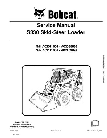 Unlock the full potential of your BOBCAT S330 with the comprehensive Service Manual (6904887) in PDF format. This essential guide covers models A02011001, A02059999, A02111001, and A02159999, providing detailed instructions for maintenance, troubleshooting, and repairs. With easy-to-follow diagrams and expert insights, you can ensure your equipment operates at peak performance, saving you time and money on costly repairs. Download your copy today and keep your BOBCAT S330 running smoothly for years to come!