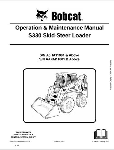  Discover the comprehensive operation and maintenance manual for the Bobcat S330 Skid-Steer Loader. Download the PDF for essential insights and guidelines.