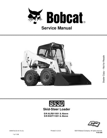 Unlock the full potential of your BOBCAT S530 with the comprehensive Service Manual (Part Number: 6990673). This PDF file is an essential resource for maintenance and repair, covering models ALR811001, B42T11001, and up. With detailed diagrams, step-by-step instructions, and troubleshooting tips, you can ensure your equipment runs smoothly and efficiently. Invest in this manual today to save time and money on repairs while extending the life of your machine.