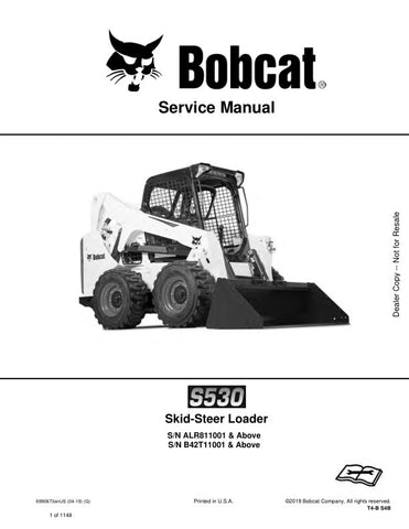 Unlock the full potential of your BOBCAT S530 Skid-Steer Loader with the comprehensive service manual (Part No. 6990673). This PDF file is an essential resource for maintenance and repair, providing detailed diagrams, troubleshooting tips, and step-by-step instructions tailored for models B42T11001 and up. Ensure your equipment runs smoothly and efficiently, saving you time and money on costly repairs. Invest in this manual today and keep your skid-steer loader in peak condition!