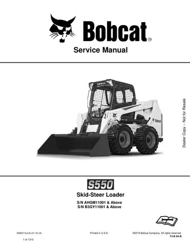 Enhance your maintenance capabilities with the BOBCAT S550 AHGM11001 B3GY11001 & UP Skid-Steer Loader Service Manual (PDF File). This comprehensive guide provides detailed instructions, diagrams, and troubleshooting tips specifically designed for your skid-steer loader, ensuring you can perform repairs and maintenance with confidence. With easy navigation and a user-friendly format, this digital manual is an essential resource for both professionals and DIY enthusiasts, helping you keep your equipment