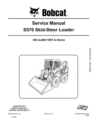 Unlock the full potential of your BOBCAT S570 Loader with the comprehensive ALM411001 & UP Service Manual (6990681) in PDF format. This essential guide provides detailed instructions, schematics, and troubleshooting tips to ensure your loader operates at peak performance. Whether you're a seasoned technician or a DIY enthusiast, this manual is designed to simplify maintenance and repairs, saving you time and money. Invest in your equipment's longevity and efficiency today!