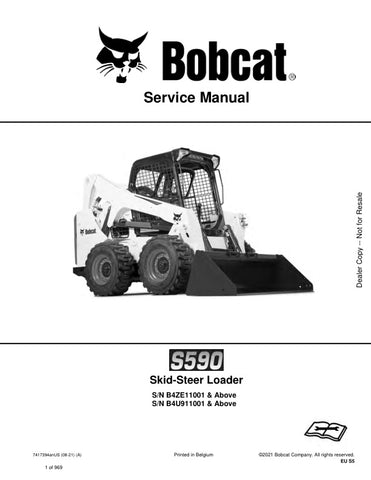 Enhance your maintenance routine with the BOBCAT S590 B4ZE11001 B4U911001 & UP SERVICE MANUAL (7417394) in PDF format. This comprehensive guide provides detailed instructions and diagrams to ensure your equipment operates at peak performance. With easy navigation and clear illustrations, you can quickly troubleshoot issues and perform essential repairs, saving you time and money. Perfect for both professionals and DIY enthusiasts, this service manual is an invaluable resource for keeping your BOBCAT S590 in