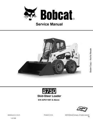 Enhance your maintenance capabilities with the BOBCAT S750 Loader Service Manual (A3P211001 & UP) in PDF format. This comprehensive guide, part number 6989464, provides detailed instructions, diagrams, and troubleshooting tips to ensure your loader operates at peak performance. Perfect for both professionals and DIY enthusiasts, this manual empowers you to tackle repairs and maintenance with confidence, saving you time and money. Download your copy today and keep your BOBCAT S750 running smoothly for years 