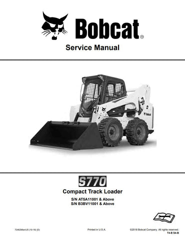 Unlock the full potential of your BOBCAT S770 with the comprehensive Service Manual (7248296) in PDF format. This essential guide covers models AT5A11001, B3BV11001, and up, providing detailed instructions for maintenance, troubleshooting, and repairs. With clear diagrams and step-by-step procedures, you can ensure your equipment operates at peak performance, saving you time and money on costly repairs. Invest in this invaluable resource today and keep your BOBCAT running smoothly for years to come.