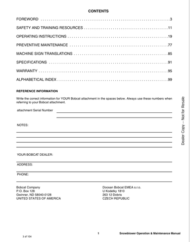 BOBCAT SB150 (6902477ENUS) OPERATION AND MAINTENANCE MANUAL PDF FILE