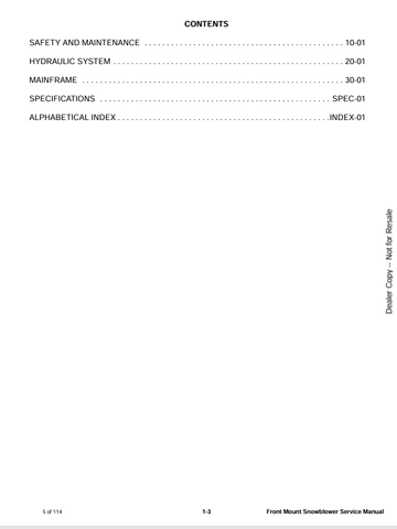 BOBCAT SNOW BLOWER (6989402ENUS) SERVICE MANUAL PDF DOWNLOAD