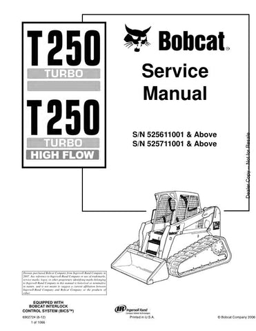 Unlock the full potential of your BOBCAT T250 with the comprehensive Service Manual (Part Numbers: 525611001, 525711001 & UP, 6902724) available in PDF format. This essential guide provides detailed instructions, diagrams, and troubleshooting tips to ensure your equipment runs smoothly and efficiently. Perfect for both seasoned professionals and DIY enthusiasts, this manual empowers you to perform maintenance and repairs with confidence, saving you time and money. Don't miss out on the opportunity to