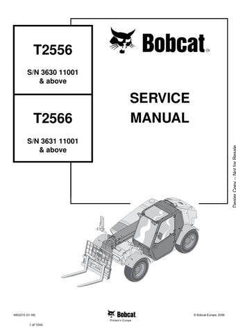 Unlock the full potential of your BOBCAT T2556 and T2566 models with the comprehensive Service Manual (4852210) in PDF format. This essential guide, covering units 11001 and up, provides detailed instructions, diagrams, and troubleshooting tips to ensure your equipment runs smoothly and efficiently. Perfect for both seasoned technicians and DIY enthusiasts, this manual is your go-to resource for maintenance and repair, helping you save time and money while keeping your machinery in top condition. Don't miss