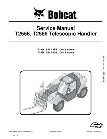 Enhance your maintenance capabilities with the BOBCAT T2556 and T2566 Telescopic Handler Service Manual (Part No. 6986764). This comprehensive PDF file provides detailed insights into the operation, troubleshooting, and repair of your equipment, ensuring optimal performance and longevity. With easy navigation and clear illustrations, this manual is an essential resource for both professionals and DIY enthusiasts looking to keep their telescopic handlers in peak condition. Invest in your machinery's upkeep a