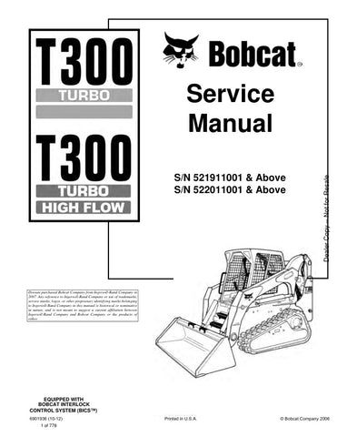 Unlock the full potential of your BOBCAT T300 Turbo with the comprehensive service manual (part numbers 521911001, 522011001 & UP) in PDF format. This essential guide, identified by the code 6901936, provides detailed instructions, troubleshooting tips, and maintenance procedures to keep your equipment running smoothly. Whether you're a seasoned technician or a DIY enthusiast, this manual is your go-to resource for ensuring optimal performance and longevity of your machine. Don't miss out on the opportunity