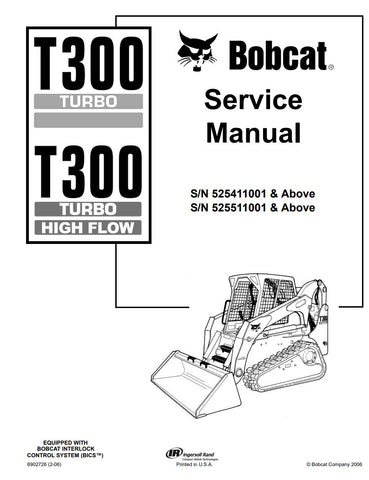 Unlock the full potential of your BOBCAT T300 Turbo with the comprehensive service manual (part numbers 525411001, 525511001 & UP, 6902726) available in a convenient PDF format. This essential guide provides detailed instructions, diagrams, and troubleshooting tips to ensure your machine operates at peak performance. Whether you're a seasoned technician or a DIY enthusiast, this manual is your go-to resource for maintenance and repairs, helping you save time and money while keeping your equipment in top sha