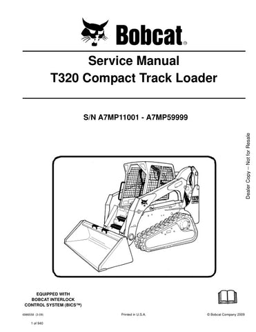 Unlock the full potential of your BOBCAT T320 with the comprehensive A7MP11001 – A7MP59999 Service Manual (6986558) in PDF format. This essential guide provides detailed instructions, schematics, and troubleshooting tips to ensure your equipment runs smoothly and efficiently. Perfect for both seasoned professionals and DIY enthusiasts, this manual is your go-to resource for maintenance and repair, helping you save time and money while keeping your machine in top condition. Don't miss out on the opportunity 