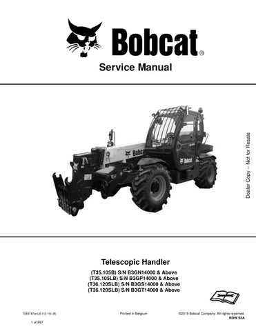 Unlock the full potential of your BOBCAT T35.105B, T35.105LB, and T36.120SLB with the comprehensive Service Manual 7283187 (12-19) in PDF format. This essential guide provides detailed instructions, diagrams, and troubleshooting tips to ensure your equipment operates at peak performance. Whether you're a seasoned technician or a DIY enthusiast, this manual is your go-to resource for maintenance and repairs, helping you save time and money while keeping your machinery in top shape. Don't miss out on the oppo