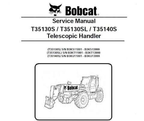 Unlock the full potential of your BOBCAT T35130S, T35130SL, and T35140S telescopic handlers with our comprehensive Service Repair Manual. This PDF file is meticulously designed to provide you with detailed instructions, diagrams, and troubleshooting tips, ensuring that you can maintain and repair your equipment with confidence.