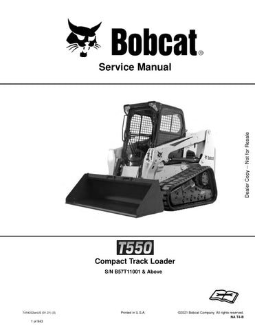 Unlock the full potential of your BOBCAT T550 Loader with the comprehensive Service Manual (B57T11001 & UP) in PDF format (7418332). This essential guide provides detailed instructions, schematics, and troubleshooting tips to ensure your equipment operates at peak performance. Whether you're a seasoned technician or a DIY enthusiast, this manual is designed to help you maintain and repair your loader efficiently, saving you time and money. Don't miss out on the opportunity to enhance your loader's longevity