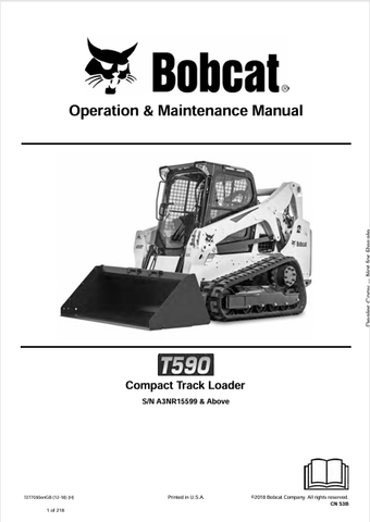  Discover the comprehensive operation and maintenance manual for the Bobcat T590 Compact Track Loader. Download the PDF for expert guidance and tips.