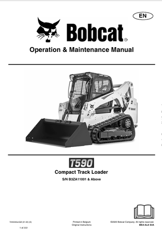 Discover the comprehensive operation and maintenance manual for the Bobcat T590 Compact Track Loader. Download the PDF for expert guidance and tips.