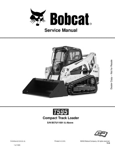 Unlock the full potential of your BOBCAT T595 Loader with the comprehensive Service Manual (B57U11001 & UP) in PDF format. This essential guide, part number 7418335, provides detailed instructions, schematics, and troubleshooting tips to ensure your equipment runs smoothly and efficiently. Perfect for both seasoned professionals and DIY enthusiasts, this manual empowers you to perform maintenance and repairs with confidence, saving you time and money. Don't miss out on the opportunity to enhance your loader