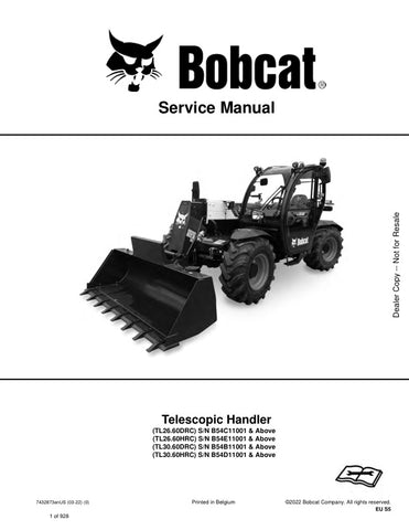 Enhance your maintenance capabilities with the BOBCAT TL26.60DRC, TL26.60HRC, TL30.60DRC, and TL30.60HRC Service Manual (7432873). This comprehensive PDF file, updated as of March 2022, provides detailed instructions and diagrams to ensure your equipment operates at peak performance. With easy navigation and clear information, this manual is an essential resource for both professionals and DIY enthusiasts looking to troubleshoot, repair, and maintain their Bobcat machines efficiently. Don't miss out on the 