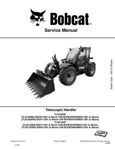 Enhance your maintenance routine with the BOBCAT TL34.65HF, TL38.70HF, TL34.65RD, TL34.65XRD, TL38.70RD, and TL38.70XRD Service Manual (7432866). This comprehensive PDF file, updated as of March 2022, provides detailed insights and step-by-step instructions to keep your equipment running smoothly. With easy navigation and clear diagrams, this manual is an essential resource for both professionals and DIY enthusiasts, ensuring you can tackle repairs and maintenance with confidence. Don't miss out on the oppo