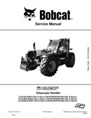 Enhance your Bobcat TL43.80, TL43.80X, and TL43.80X2 telescopic handler experience with the comprehensive service manual (7318405) available in PDF format. This essential guide provides detailed maintenance procedures, troubleshooting tips, and specifications to ensure your equipment operates at peak performance. With easy navigation and clear illustrations, this manual is a must-have for both professionals and DIY enthusiasts looking to extend the life of their machinery and minimize downtime. Download you