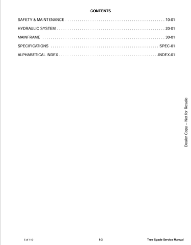 BOBCAT TREE SPADE (6904226ENUS) SERVICE MANUAL PDF DOWNLOAD